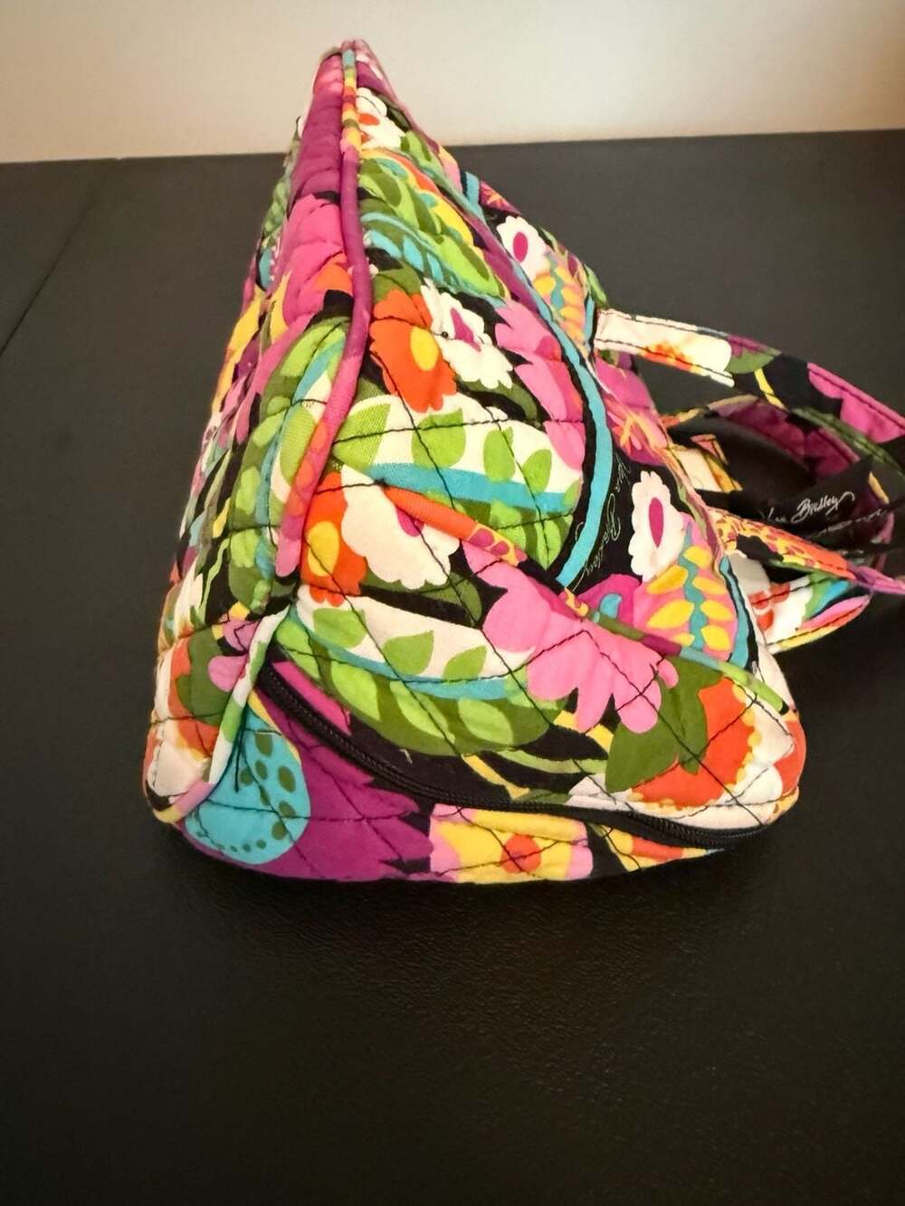 Vera Bradley Large Cosmetic Bag in Tutti Frutti Pattern - Picture 7 of 9